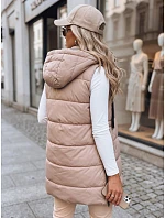 Dámská velbloudí oboustranná vesta Dstreet model 21970087 - FashionStreet