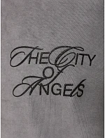 Pánska letná tepláková súprava s potlačou šedá FashionStreet AX0818