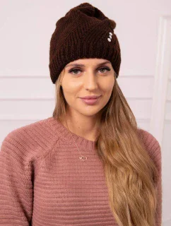 Dámská čepice  hnědá model 18752327 - K-Fashion