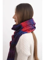 Dámsky vlnený komínový šál KN20 fialový