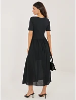 Sukienka MI SK model 22109732 czarny - FPrice Sukienka MI SK model 22109732 czarny - FPrice