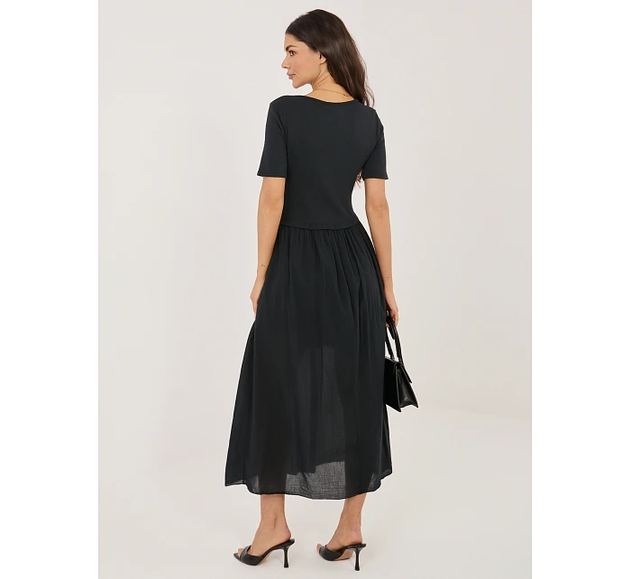 Sukienka MI SK model 22109732 czarny - FPrice Sukienka MI SK model 22109732 czarny - FPrice