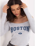 Bluzka WT BZ model 21875530 jasny szary - FPrice