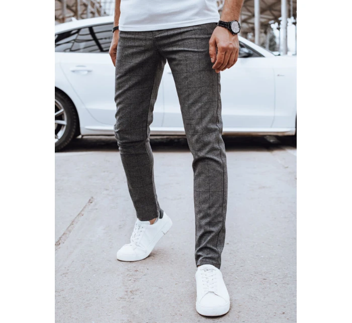 FashionStreet pánske ležérne sivé nohavice UX4406