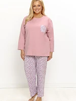 Pyžamo Taro 3655 Agnessa s dlhými rukávmi 2XL–3XL Z26