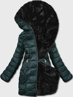 DWUSTRONNA KURTKA DAMSKA ZIELONA model 21244134 - S'WEST