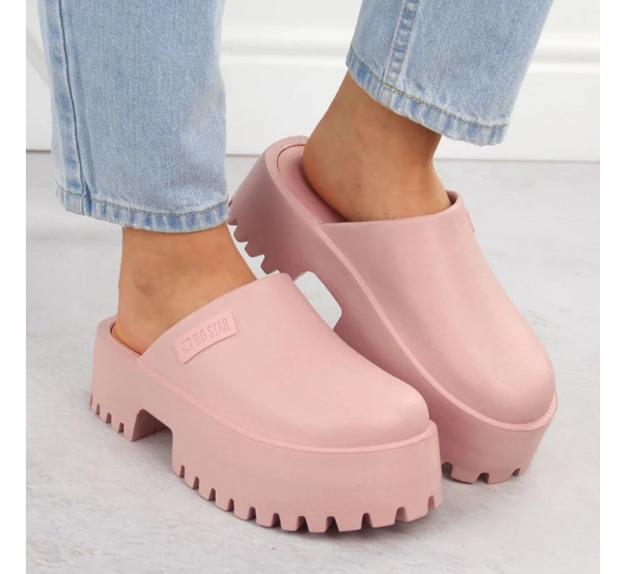 Dreváky s tvrdou podrážkou Big Star W NN274020 INT2083C