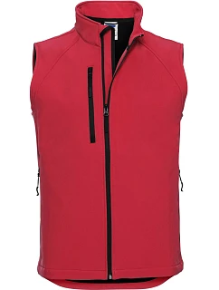 Pánská 3vrstvá softshellová vesta 10. classic red model 22467268 - Russell Athletic