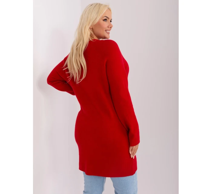 Sweter PM SW PM model 18965381 czerwony - FPrice Sweter PM SW PM model 18965381 czerwony - FPrice