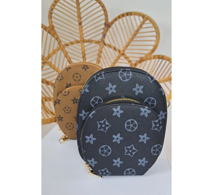 Dámská kabelka přes rameno Černá vzor  Rossi model 21758965 - Bruno Rossi