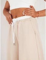 Dámske nohavice VERES beige FashionStreet UY1956