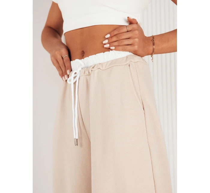 Dámske nohavice VERES beige FashionStreet UY1956