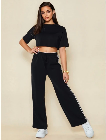 Dámské tepláky v jedné velikosti černé Dstreet model 21982084 - FashionStreet