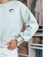 Dámská oversize mikina s srdíčky modrá Dstreet model 21989230 - FashionStreet Dámská oversize mikina s srdíčky modrá Dstreet model 21989230 - FashionStreet