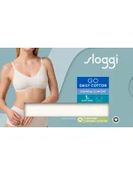 Dámska podprsenka GO Daily Cotton Soft - WHITE - biela 00GZ - SLOGGI