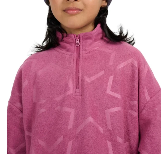 Dívčí fleece tmavě růžový JWAW25TFLE model 21394945 - 4F Dívčí fleece tmavě růžový JWAW25TFLE model 21394945 - 4F