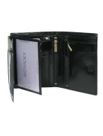 Pánske peňaženky Pánska kožená peňaženka N575 RVTP 3074 Bl čierna