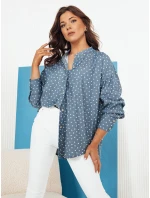 Dámske modré tričko PISAT FashionStreet DY0424