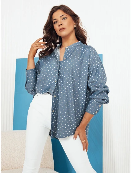 Dámske modré tričko PISAT FashionStreet DY0424