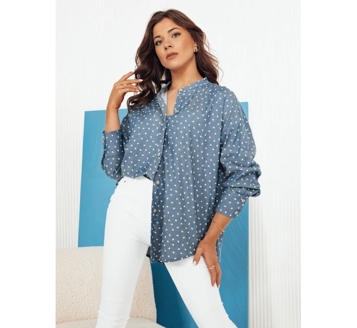 Dámske modré tričko PISAT FashionStreet DY0424