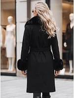Płaszcz damski z odpinanym  czarny model 22404894 - FashionStreet