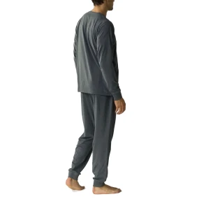 Pánske pyžamo 376 sivé - Atlantic