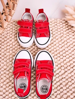 Dětské Tenisky Na Suchý Zip BIG STAR model 21545403 červené - Big Star Shoes