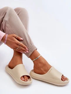 Lekkie Klapki Damskie Big Star NN274A040 Beżowe