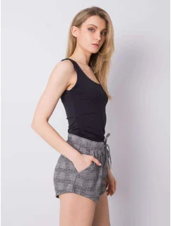 Šortky D17003O61874K šedá čierna