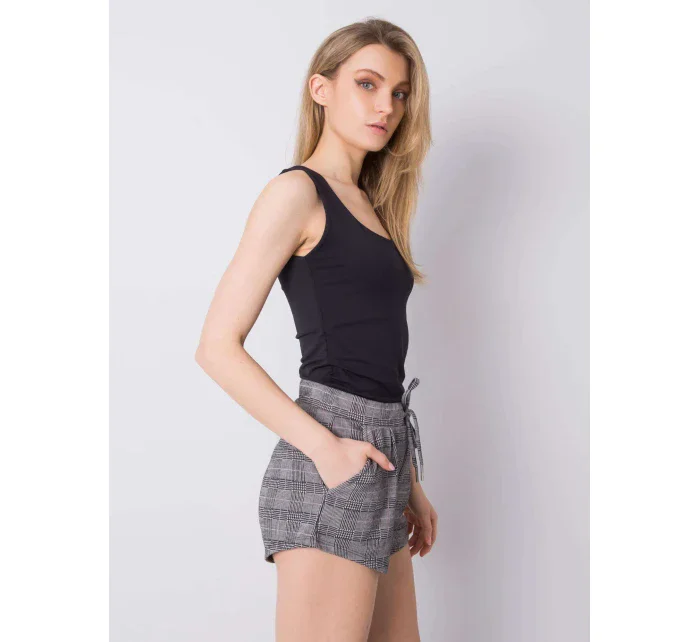 Šortky D17003O61874K šedá čierna