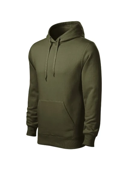 Pánska vojenská mikina s plášťom