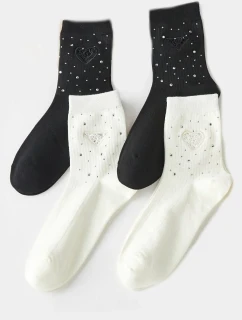 Dámské vzorované ponožky SO&LI model 21478507 060 Zirkony 3542 - WiK