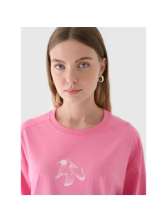 Dámské tričko oversize s potiskem model 21432950 - 4F