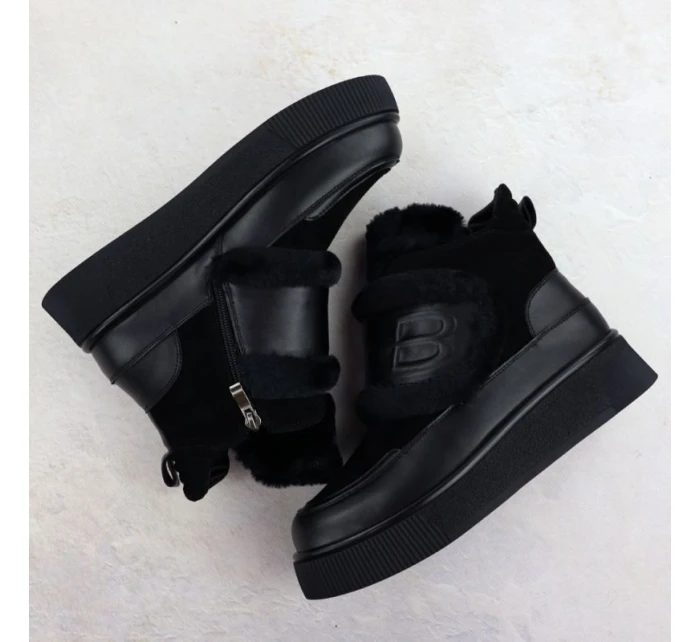 W model 21398666 zateplená obuv černá - Potocki