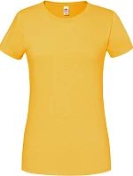 Fruit of the Loom Lady-Fit Iconic 195 T Dámske tričko z hrubej bavlny 16.1424 slnečnica
