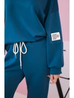 Súprava tepláky + nohavice maslová námornícka tkanina