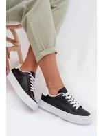 Dámské tenisky z eko kůže Big Star model 22009885 HIPOLY SYSTEM Černé - Big Star Shoes