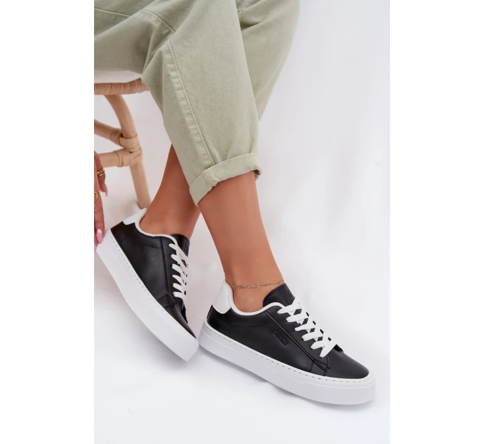 Dámské tenisky z eko kůže Big Star model 22009885 HIPOLY SYSTEM Černé - Big Star Shoes