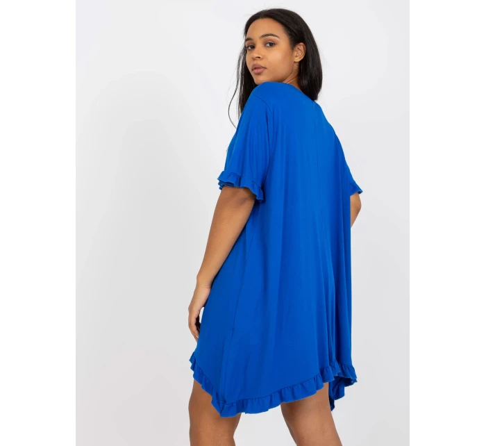 Sukienka RV SK model 21127079 ciemny niebieski - FPrice Sukienka RV SK model 21127079 ciemny niebieski - FPrice