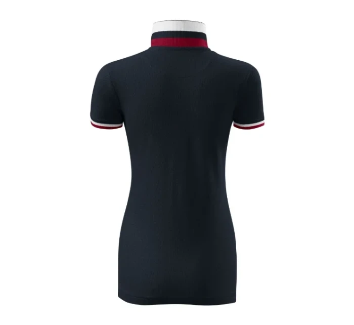 Polokošeľa Collar Up dark navy