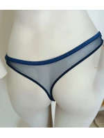 Dámské tanga  modré se zlatou  model 21055754 - Selmark