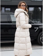 Dámská zimní prošívaná bunda s kapucí bílá Dstreet model 21994779 - FashionStreet