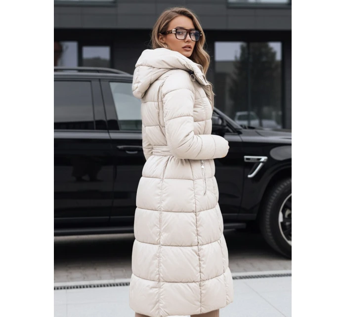 Dámská zimní prošívaná bunda s kapucí bílá Dstreet model 21994779 - FashionStreet