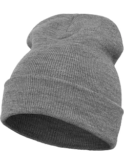 Flexfit 1501KC Dlhá pletená čiapka 55.1501 heather grey