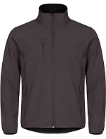 Clique Classic Softshell Jkt M Pánska 3-vrstvová softshellová bunda 67.0910 tmavošedá