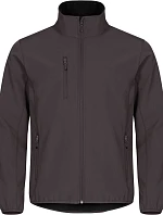 Clique Classic Softshell Jkt M Pánska 3-vrstvová softshellová bunda 67.0910 tmavošedá