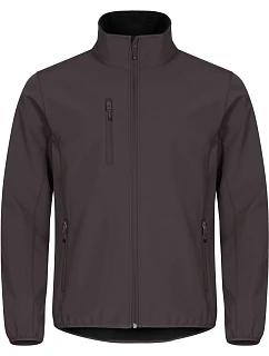 Classic Softshell Jkt M Pánská 3vrstvá softshellová bunda model 22471130 dark grey - Clique