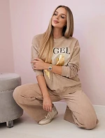 Bavlnený set Angel tepláky + ťavie nohavice