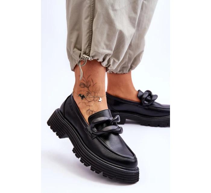 Kožené boty Big Star Černe model 21618129 - Big Star Shoes