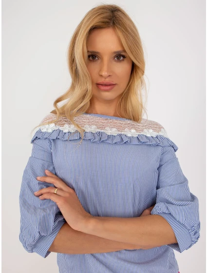 Bluzka LK BZ model 18605120 biało niebieski - FPrice